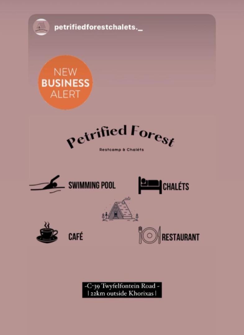 Petrified Forest Restcamp Khorixas Εξωτερικό φωτογραφία
